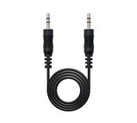Nanocable Câble audio stéréo Jack 3,5 mm mâle-mâle 20 m Noir 10.24.0120