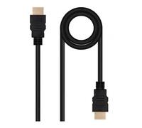 Nanocable Câble HDMI 10.15.3801-L150 V2.0 4K@60Hz 18 Gbps A/M-A/M 1,5 m Noir