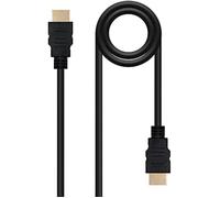 Nanocable Câble HDMI 10.15.1710 – V1.4 Haute vitesse (HEC), Type A mâle–Type A mâle, Noir 10 m