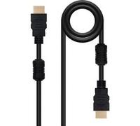 - Cable HDMI V1.4 (Alta velocidad / HEC) con Ferrita, A/M-A/M, 3.0 M
