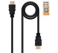 Nanocable Câble HDMI 2.0 2m Type A Mâle-Mâle – Ethernet, ARC, 3840x2160 60Hz, 18Gbps – Noir