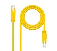 NANOCABLE Câble réseau Cat.6 UTP AWG24 Jaune 30 cm