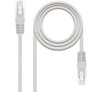 Nanocable Câble Réseau Patch Cord RJ45 LSZH Cat.6 UTP AWG24 1m - Couleur Gris Gris G