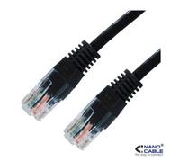 Nanocable - câble réseau patch cord utp cat.5e 1m - couleur noire
