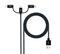 Nanocable 10.01.3200 câble USB USB 2.0 1 m USB A Micro-USB B Noir