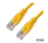 Nanocable - cordon patch utp cat.5e 2m - couleur jaune