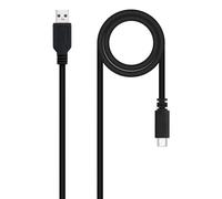 Nanocable Câble 10.01.2102 USB 2.0 vers USB-C mâle-mâle 3A Noir 2 m