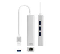 Nanocable Usb 3.0 Male To Ethernet Gigabit 3 Usb Female Cable Gris Gris One Size