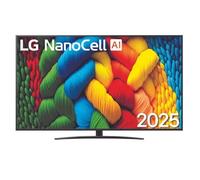 LG NANOCELL 2025 86NANO81A6A 217cm 4K HDR10 60Hz Couleurs Pures webOS 25