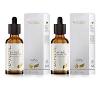 NANOIL® Sérum pour le visage à l'aloès et au thé blanc Huile 2x50 ml