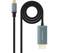 Nanokabel 10.15.5162 - Câble USB-C vers HDMI 2.1 Convertisseur 8K@60HZ, 1.8m, couleur noir