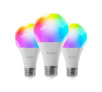 Nanoleaf Ampoules Essentials NL45-0800WT240E27-3PK, paquet de 3, plus de 16 millions de couleurs, A60 | E27, lot de 3