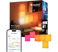 Nanoleaf Blocks Kit de démarrage | 6 Carrés LED Multicolores RGBW, Panneau Éclairage Dynamique, Sync Musique & Screen, Contrôle WiFi par App/Voix (Alexa, Apple, Google), Deco Murale Chambre Gaming