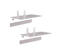 Nanoleaf Kit d'Extension | 2 Étagères Inoxydables Ultrafines, Idéal pour Valoriser Vos Collections et Objets Préférés, Installation Simple par Vis (Incluses), Deco Chambre & Gaming