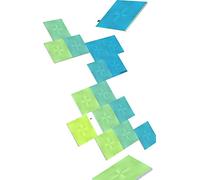 Nanoleaf Canvas Kit de Démarrage, 17 Panneaux Lumineux Carrés LED Connectés - Appliques Murales Luminaires Intérieur Modulaires RGBW Wi-Fi, Compatible Alexa, pour Salon Chambre ou Bureau Gaming