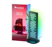 Nanoleaf Hub Lumineux de Bureau pour Gaming, Lampe de Table connectée RGB 3-en-1 avec Support Casque/Manette, Éclairage Double Face, Station USB-C, Sync Musique & Écran Via App, Lumière Ambiance