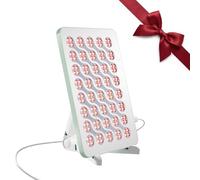 Nanoleaf Lampe Infrarouge Panneau Thérapie Lumière Rouge Visage & Corps, 160 LED Double Longueur d’Onde (630 nm + 850 nm), Minuterie Intégrée, 4 Niveaux d’Intensité, Support & Lunettes Incluses
