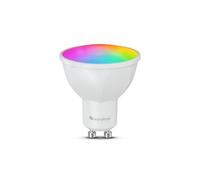 Nanoleaf Lampe LED intelligente GU10 mate - 1 ampoule RGBCW à intensité variable, synchronisation de l'écran, 16 millions de couleurs, 400 lumens, application WiFi Blutooth / commande vocale (Alexa