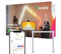 Nanoleaf Lines 90 Degrés Squared Pack d'Extension, 3 Barres Lumineuses LED RGBW Connectées - Appliques Murales Luminaires Intérieur Modulaires Wi-Fi 16M Couleurs, Compatible Alexa, Déco ou Gaming