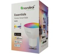Nanoleaf Matter Essentials Ampoule LED GU10 Connectée RGBW - Lampe Intelligente, Matter sur Thread, Bluetooth, Compatible Google Apple, Synchronisation Musique et Ecran, Salon Chambre Bureau Gaming