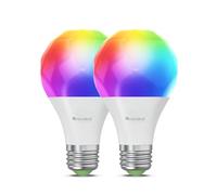 Nanoleaf Matter Essentials Pack de 2 Wifi Ampoules LED E27 Connectées RGBW - Lampes Intelligentes, Horaires personnalisés, Contrôle par App/Voix (Compatible Alexa, Apple, Google), Salon Bureau Gaming