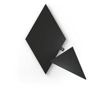 Nanoleaf Pack d'extension LED Shapes Ultra Triangles Noirs 3 panneaux RGBW Wi‑Fi Compatible Alexa