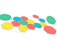 Nanoleaf Shapes Hexagone Kit de Démarrage, 15 Panneaux Lumineux LED Connectés - Appliques Murales Luminaires Intérieur Modulaires RGBW Wi-Fi, Compatible Alexa, pour Salon Chambre ou Bureau Gaming