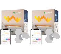 Nanoleaf Shapes Hexagone Pack d'Extension, 3 Panneaux Lumineux Additionnels - Appliques Murales Intérieur Modulaires Connectées LED RGBW Wi-Fi, Compatible Alexa, pour Salon Chambre ou Bureau Gaming
