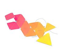 Nanoleaf Shapes Triangle Kit de Démarrage, 15 Panneaux Lumineux LED Connectés - Appliques Murales Luminaires Intérieur Modulaires RGBW Wi-Fi, Compatible Alexa, pour Salon Chambre ou Bureau Gaming