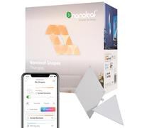 Nanoleaf Shapes Triangle Pack d'Extension, 3 Panneaux Lumineux Additionnels - Appliques Murales Intérieur Modulaires Connectées LED RGBW Wi-Fi, Compatible Alexa, pour Salon Chambre ou Bureau Gaming