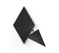 Nanoleaf Shapes Ultra Black Triangle Pack d'Extension, 3 Panneaux Lumineux Additionnels - Appliques Murales Intérieur Modulaires Connectées LED RGBW Wi-Fi, Compatible Alexa, pour Salon ou Gaming