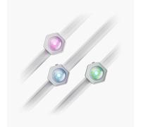 Nanoleaf Smart RGBICW Lot d'extension d'éclairages muraux d'extérieur (5 m, kit de démarrage nécessaire), multicolore et blanc chaud/froid, étanche IP67