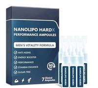 NanoLipo HardX Performance Ampoules, 2025 New Men's Performance Drops - Show Men's Charm, Advanced Men's Drops, Lmprove Vitality (1)