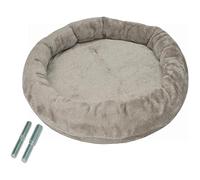 nanook - couchette, Chaise Longue XL - Surface de Couchage Ø 53 cm - Convient aux Grands Chats - pour poteaux à griffer M8 M10 et poteaux en sisal - avec vis d'adaptation