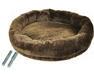 nanook - couchette, Chaise Longue XL - Surface de Couchage Ø 53 cm - Convient aux Grands Chats - pour poteaux à griffer M8 M10 et poteaux en sisal - avec vis d'adaptation