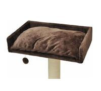 nanook Liegemulde rechteckig mit Kissen - braun - 60 cm