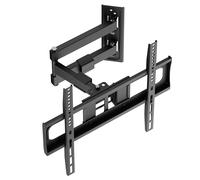NANOOK Solid+ Support Mural TV orientable 32-65 Pouces | Angle de Vision Optimal | Inclinable 15° | VESA Jusqu’à 400×400 | Max. 35 kg | Compatible TV Universel Courants | Matériel de Montage Inclus