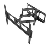 Nanook Solid+ Support Mural TV Pivotant Inclinable pour 40-77 Pouces | Pivotant jusqu'à 180° | Inclinable 15° | Charge Max 45 kg | Universel | VESA 600x400 | Montage facile