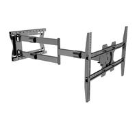 nanook Support Mural TV 2100 à Bras Long pour téléviseurs 42-75 Pouces, Extension Extra Longue jusqu'à 100 cm, Support TV Robuste orientable Noir