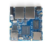 NanoPi R3S LTS Dual-Gbps Ethernet Ports Routeur Rock chip RK3566 SoC Mini PC Board Support OpenMediaVault, OpenWrt (1GB SingleBoar)