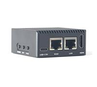 NanoPi R3S LTS Routeur avec ports Ethernet Dual Gbps Rockchip RK3566 SoC Mini carte PC Support OpenMediaVault, OpenWrt (1 Go de boîtier RAM)