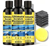 NanoPolix Scratch Remover - Eliminate All Car Scratches in 60 Seconds, Technologie Innovante De Nano-Tissu, Sans Danger Pour Les Voitures, élimine Les éraflures Et Les Micro-Rayures (*3)
