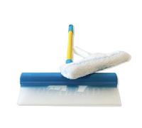 NANOPROTECTION Raclette à Vitres AquaBLADE en Silicone avec Réservoir avec rallonge 120cm | Kit Nettoyage de Fenêtre | Qualité Professionnelle