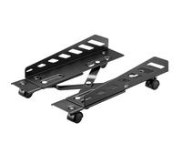 NanoRS Support d'unité centrale RS480 – chariot à roulettes 25 kg, largeur 160–300 mm, noir