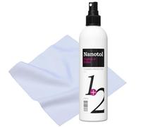 Nanotol Présentoirs et Lunettes 2en1 | Scellant et nettoyant Rapide avec Chiffon de Polissage 250 ML