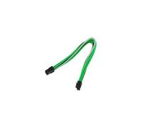 Nanoxia 900900522 8-Pin PCI-E Extension Cable - 30 cm - Green/White/Black Single
