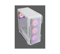 Nanoxia DS-9ARGB-W Boîtier PC Midi Tower Blanc ATX/EATX/microATX/Mini-ITX, Acier/Plastique/Verre Trempé, Vent. 120/140mm, Radiateurs 280/360mm avant
