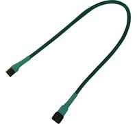 Nanoxia Kabel 3-Pin Verlängerung, 30 cm, grün