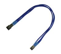 Nanoxia Kabel 3-Pin Verlängerung, 30 cm, Single, blau
