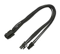 Nanoxia NXP683E Câble Nanoxia PCI-E 6 broches vers 6+2 broches, 30 cm, simple, noir